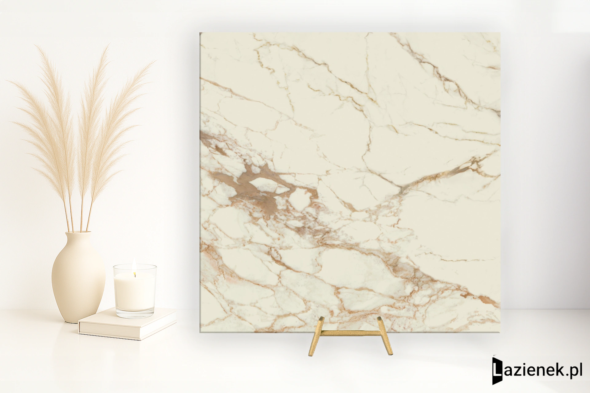 Cotto D'este Vanity Macchia Vecchia błyszcząca 120x120 cm gr. 7 mm - płytka rektyfikowana / EK8VA35